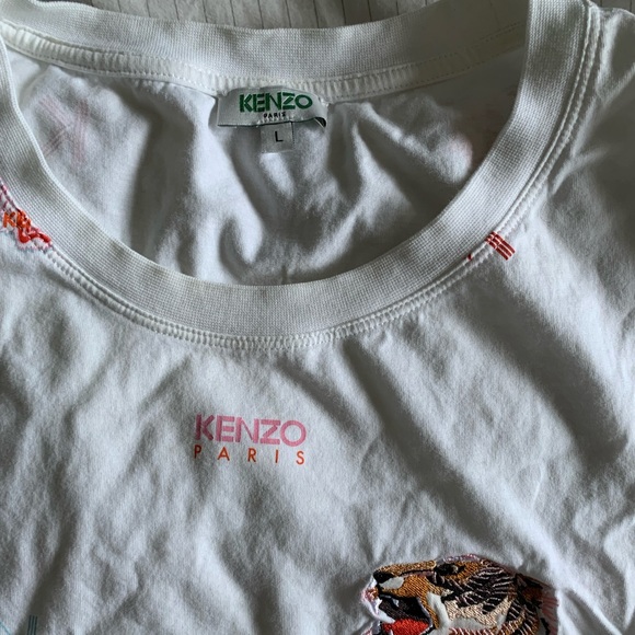 KENZO EMBROIDERED ALL OVER PRINT T-SHIRT - Picture 4 of 5